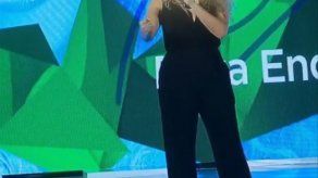 Erika Ender le canta al Canal de Panamá durante lanzamiento de campaña