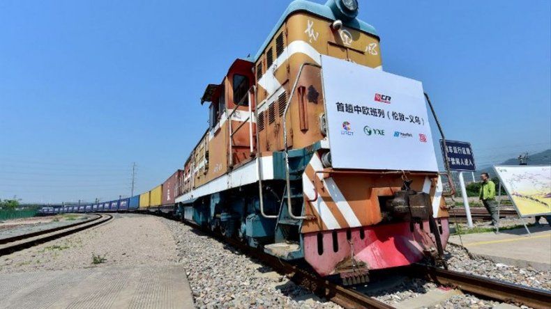 Llega a China el primer tren de mercancías desde Reino Unido
