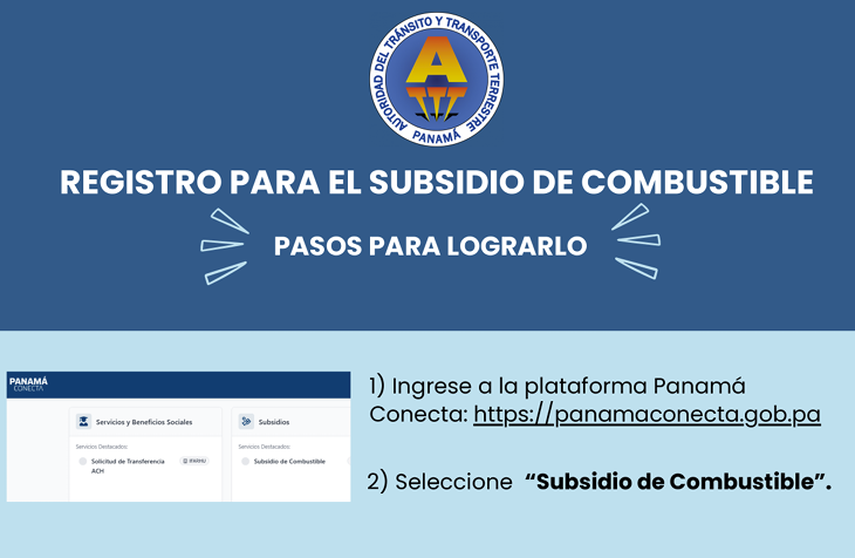 Subsidio al combustible inicia el 15 de abril
