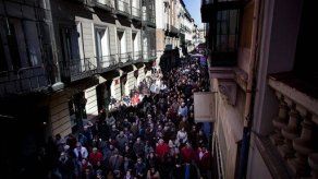 Miles marchan en Madrid en respaldo del juez Garzón