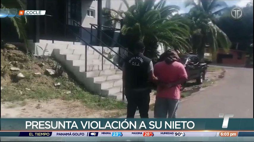 Hombre de 43 años fue aprehendido en Penonomé por presunta violación de su nieto