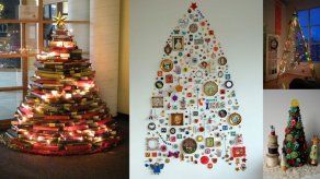 7 árboles de Navidad creativos y poco convencionales