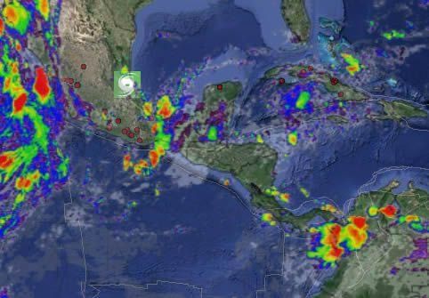 Tormenta Juliette avanza por costa mexicana