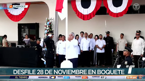 Boquete rinde homenaje a los 203 años de Independencia de Panamá de España