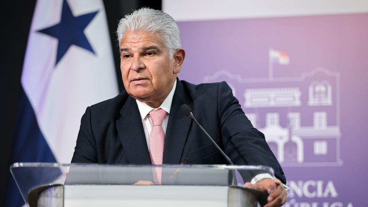 El presidente José Raúl Mulino anuncia la inauguración.