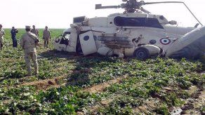 Se estrella un helicóptero del ejército de Egipto
