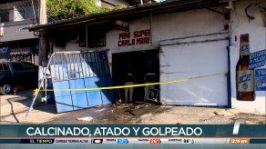 Inician investigación por homicidio tras hallazgo del cuerpo de un hombre calcinado y maniatado