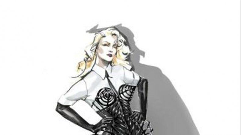 Madonna lucirá un Gaultier 3D en su nueva gira mundial