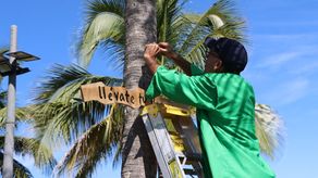 MiAmbiente instala letreros en Playa El Agallito MiAmbiente instala letreros en Playa El Agallito