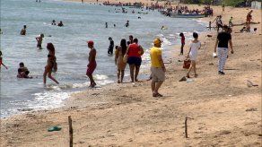 Ciudadanos disfrutaron de la playas Veracruz durante el fin de semana