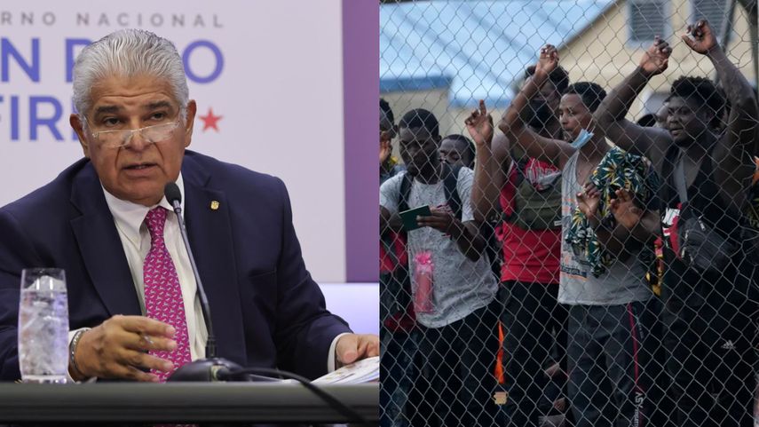 El presidente José Raúl Mulino