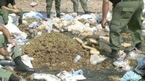 Policía Nacional quema más de 8 toneladas de droga Policía Nacional quema más de 8 toneladas de droga