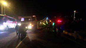 Un accidente de autobus deja 13 muertos y 28 heridos en Ecuador