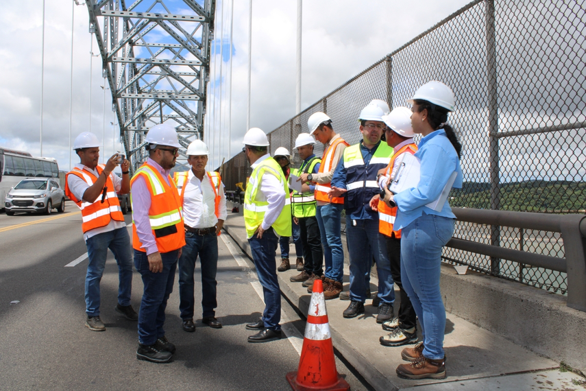 Imagen ilustratiuva: Inspección del MOP en el Puente de Las Américas.&nbsp;