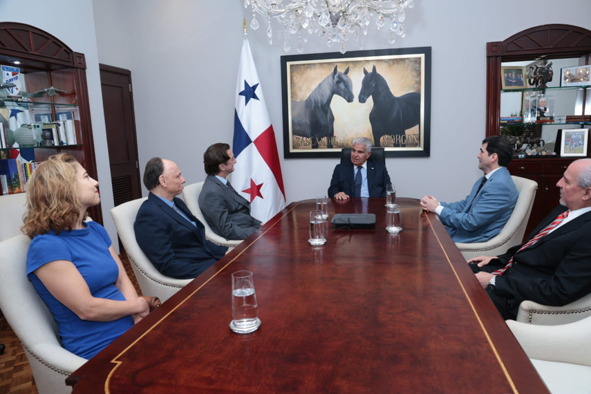 Presidente José Raúl Mulino se reunoó con la Universidad de Tulane.