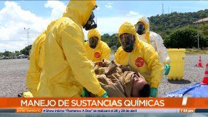 Bomberos participan en curso de manejo de sustancias químicas