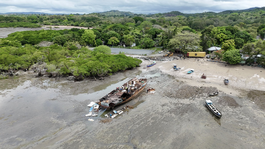 Inspección en La Playita de Bique de Arraiján.
