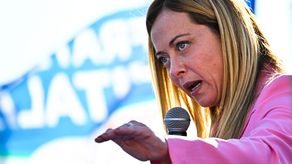 La líder del partido italiano de extrema derecha Fratelli dItalia (Hermanos de Italia), Giorgia Meloni.