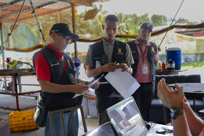 Inspectores de municipales de la Alcaldía de Panamá.&nbsp;