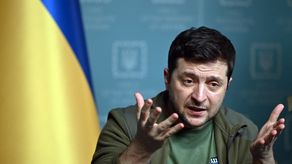 El presidente de Ucrania, Volodimir Zelenski.
