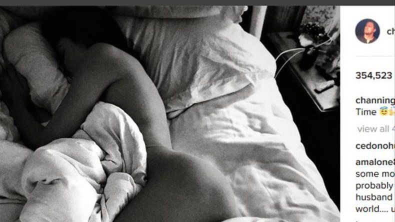 Channing Tatum publica una foto de su mujer desnuda en Instagram