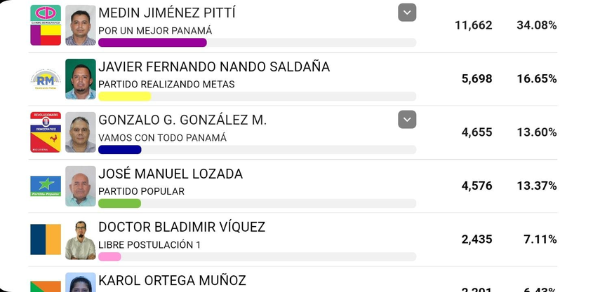 Elecciones Asamblea Nacional: Diputados electos del circuito 4-4