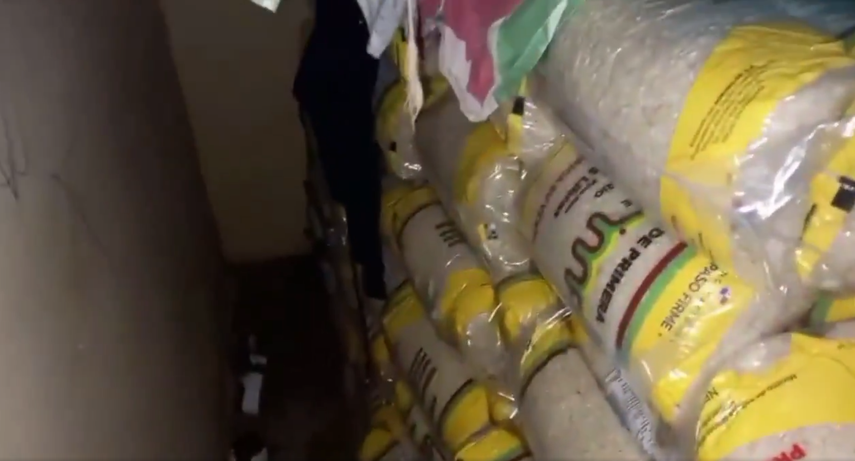 La Policía Nacional descubre arroz del IMA en un operativo en Ngäbe-Buglé.