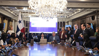 Estudiantes panameños asumen roles de presidente y ministros en Gabinete Estudiantil. Estudiantes panameños asumen roles de presidente y ministros en Gabinete Estudiantil.