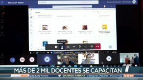 Más de 2 mil docentes reciben capacitación de forma virtual