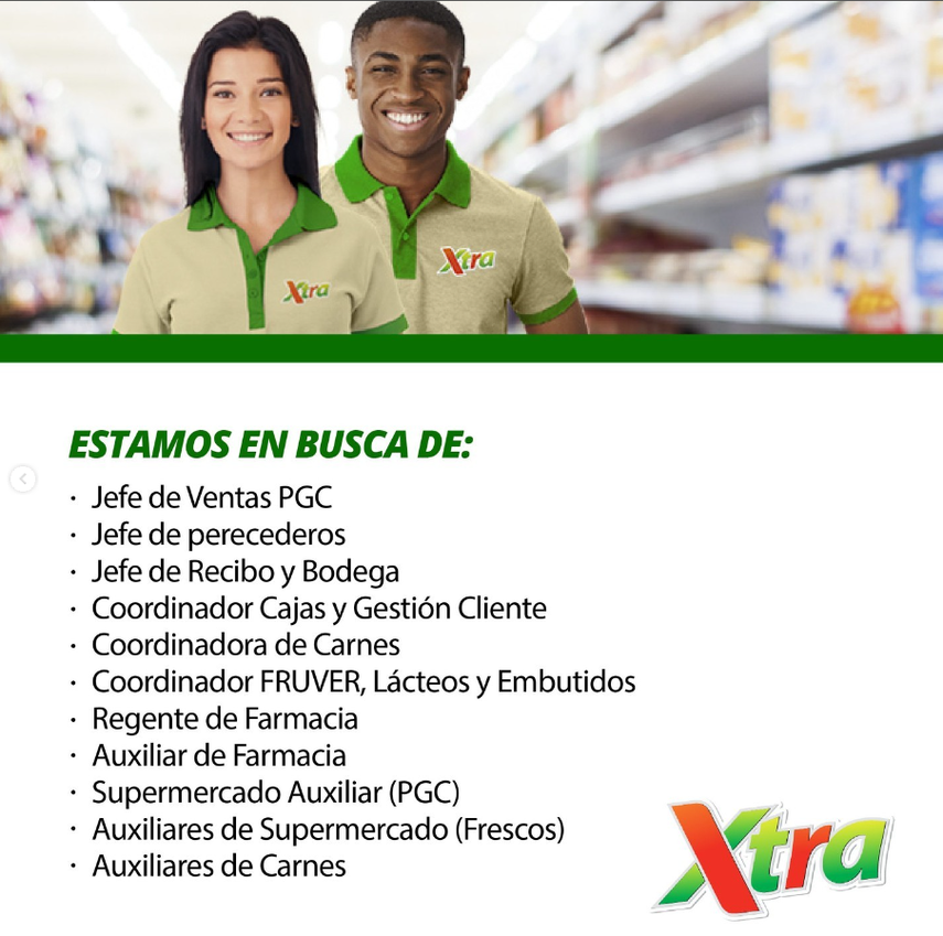 Publicación del Supermercado Xtra en su cuenta de Instagram Publicación del Supermercado Xtra en su cuenta de Instagram