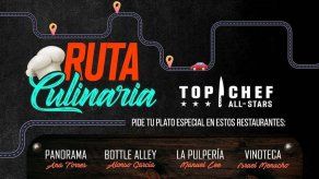 Degusta El plato especial de los Top Chef en la Ruta Culinaria