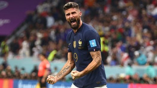 Olivier Giroud llegó a cuatro goles en lo que va del Mundiald e Qatar 2022.