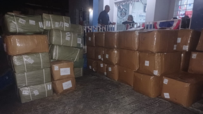 Policía Nacional decomisa mercancía falsificada en La Chorrera. Policía Nacional decomisa mercancía falsificada en La Chorrera.