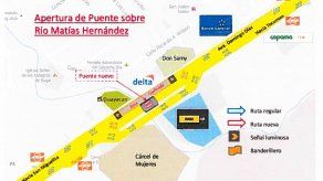 MOP anuncia desvíos por trabajos en vía Tocumen a partir del viernes