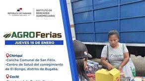 &nbsp;Agroferias en Bugaba y Antón este jueves 19 de enero