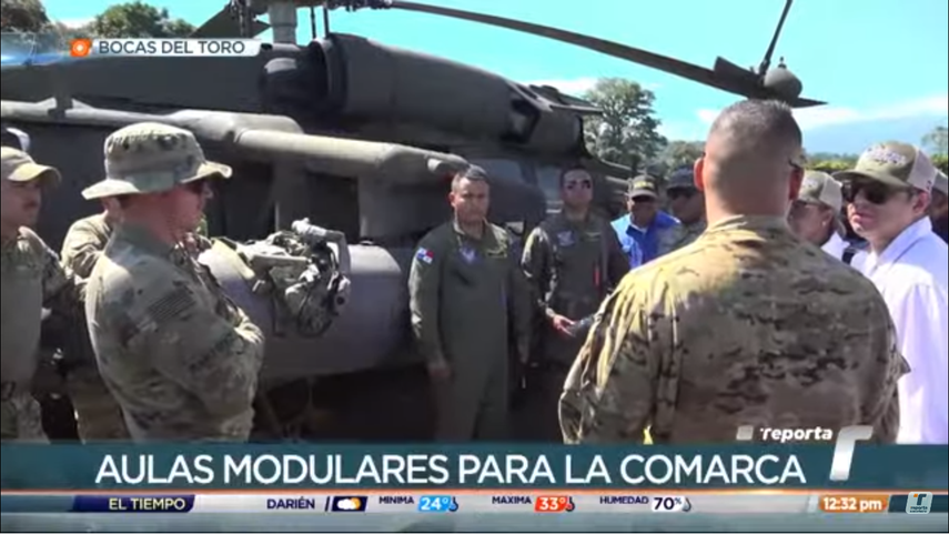 Trasladan aulas modulares para la comarca Ngäbe-Buglé