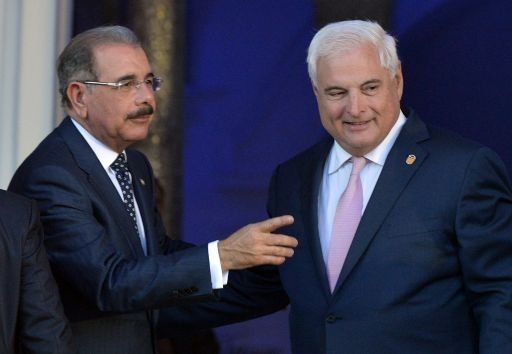 Martinelli recibe a Danilo Medina en marco de la Cumbre Iberoamericana