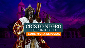 En vivo la procesión de Jesús de Nazareno de Portobelo.