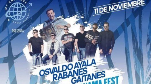 Osvaldo Ayala, Rabanes y Gaitanes juntos en el Panamá Fest Miami 2022