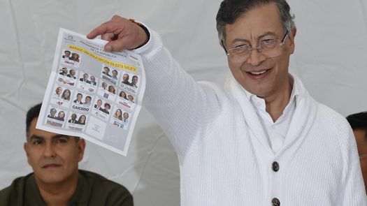 El presidente de Colombia Gustavo Petro.