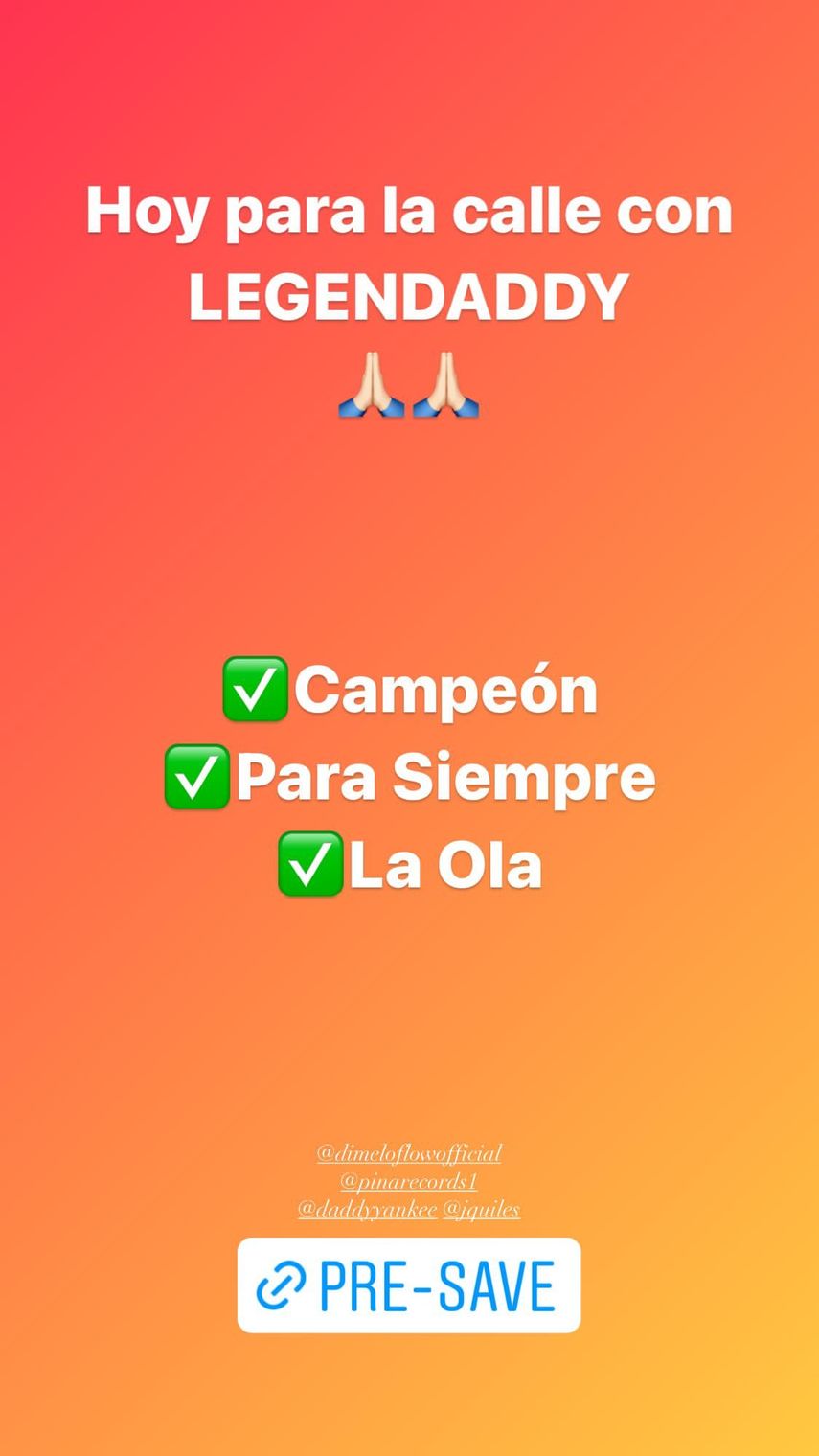 Historia de Instagram de BK