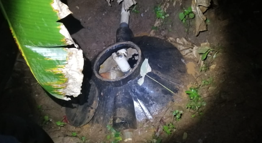 Se conoció que el tanque séptico
