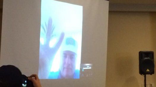Martinelli participó en Directorio Nacional del CD vía Skype
