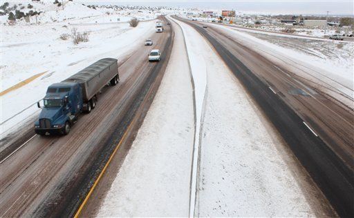 Frío invernal llega a Nuevo México; nieve y gélidas temperaturas