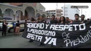 Periodistas marcharon por el respeto y la libertad de expresión