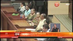 Aprueban en 3er debate proyecto sobre pensión a envenenados con jarabe