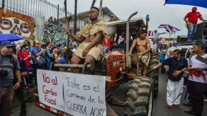 Huelga contra reforma tributaria en Costa Rica entra en su cuarta semana