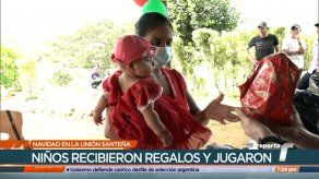 Jóvenes llevaron alegría a niños de la Unión Santeña en Coclé