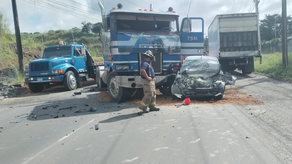 Accidente de tránsito deja víctima fatal en San Vicente.