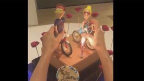 Shakira felicita el cumpleaños a Carlos Vives con una original tarta